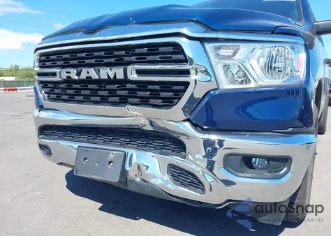 2023 Ram 1500 Big Horn 4X2 5'7 Box из США, поврежденный, VIN 1C6RREFG4PN560106